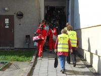 Cvičení krizového štábu - evakuace ZŠ Poličná